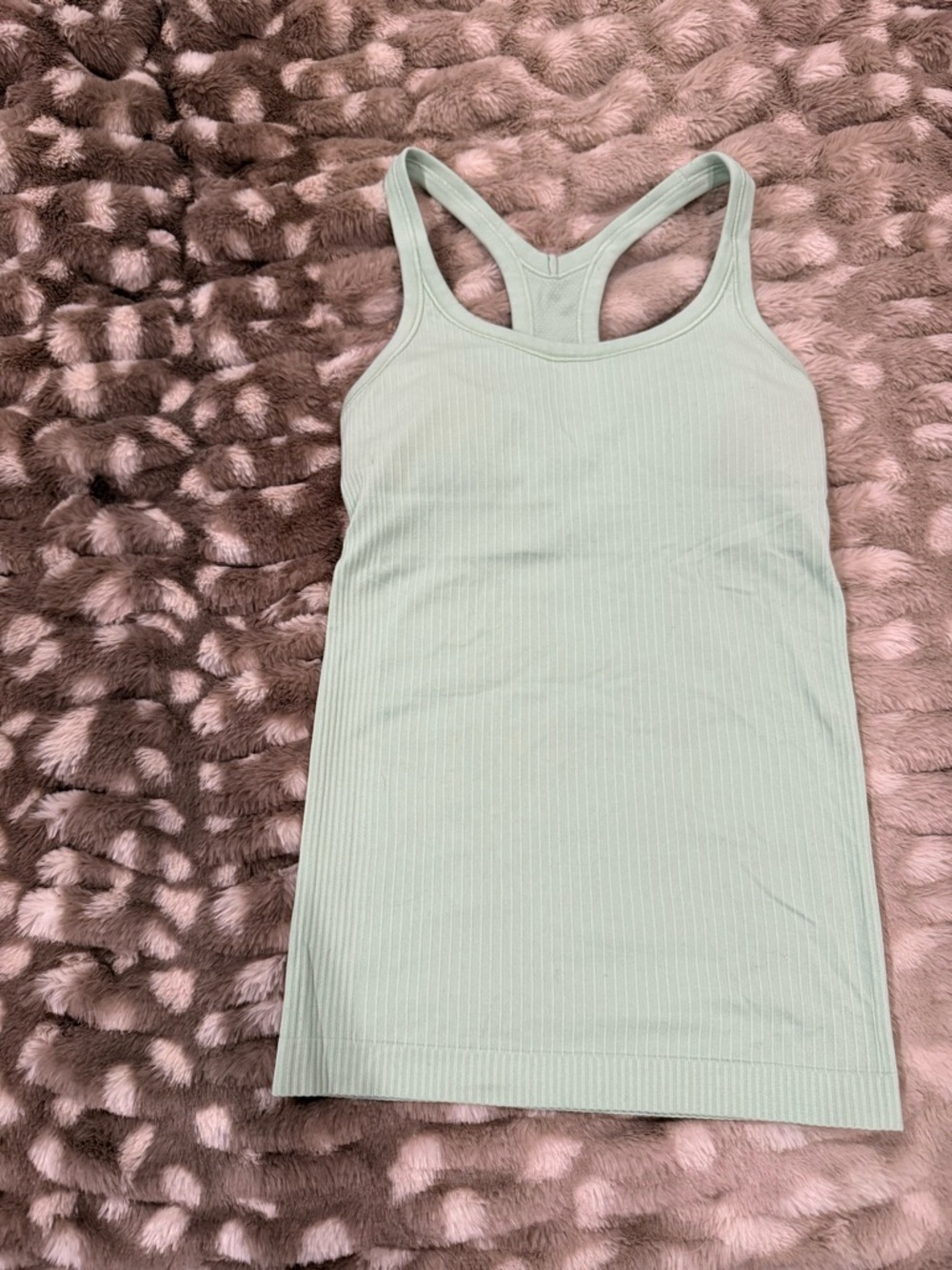 Lululemon Ribbed Racerback Tank - Light Mint